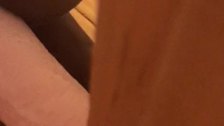 PLAYING WITH MY 10 INCH DILDO