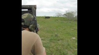 Two Gun Too Much FUN! Sig PM400 Pistol & SB15 Video Glock 17 9mm Shooting