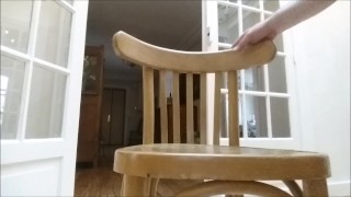 Straight hole after ass fuck sucks and shoots huge butt plug without hands