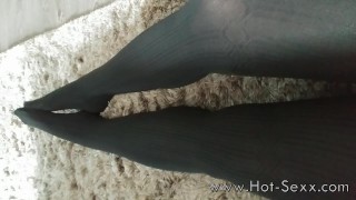 NaughtyCelestes perfect feet in nylons