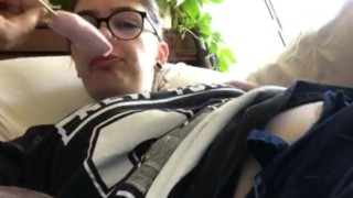 Chubby girl sucks on popsicle