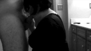 Kinky Goth Sucks Uncut Cock