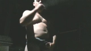 Getting naked outdoors at night & having a smoke.