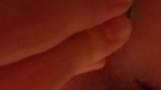 Male inserts objects in ass