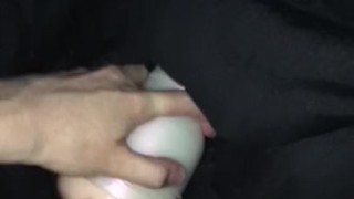 Fleshight fuck and huge cumshot!