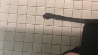 Masturbating