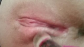 Pussy toying with a squirt