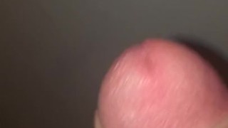 Slow motion hard white cock huge cum
