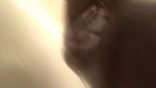 Thigh ass babe shower play