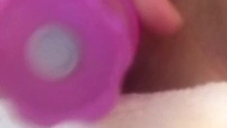 Close up of tight pussy squirting multiple times.