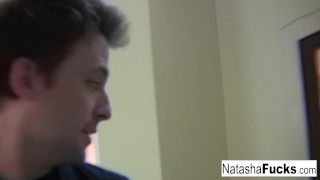 Natasha enjoys a little alone time by herself