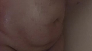 Sensual BBW Fresh Head and Shower Shave Masturbation