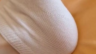 Feet in socks!
