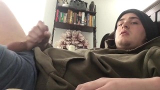 Self Facial JOI - Camgirl Impressed by Cum!