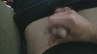 Playing with my cock