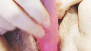 Chubby pussy masturbation