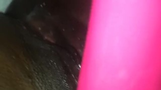 Watch me get creamy with my pink dolphin