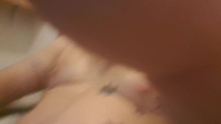 Masturbating with Cum Shot