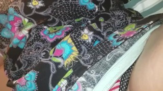Gf pisses in panties