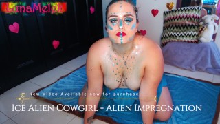 Trailer Ice Alien Cowgirl Impregnation - Full Video- LunaMelek.Manyvids.com