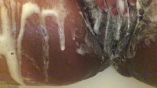 cumming in the shower