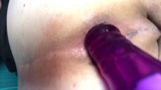 Latina Anal with toy.