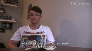  DEBT DANDY 240 - Straight Twink Gets Fucked In POV To Pay Off His Debts 