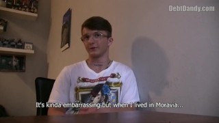  DEBT DANDY 240 - Straight Twink Gets Fucked In POV To Pay Off His Debts 