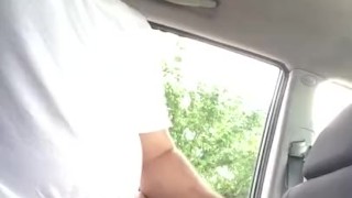 Daddy Bear Gets A Blow Job From Car Vacuum 
