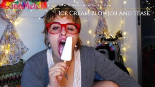 Trailer - BBW Ice Cream BlowJob and Tease - LunaMelek.manyvids.com