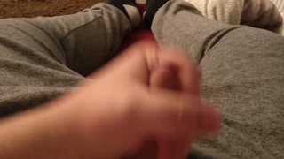 chubby teen wanks and cums for you!