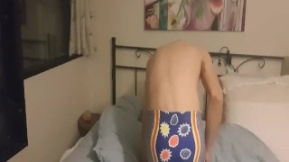 home and tired after long diaper day