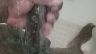 Needed something wet so I used the shower