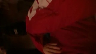 Playing with my big tits