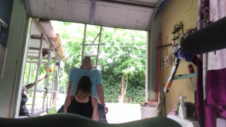 Amateur porn, my very first time recording walk fucking