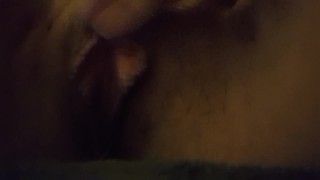 Watch up close as I play with my clit for you
