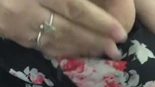 6 months pregnant - squirting pre-milk clip