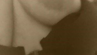 FUN W String VIBRATOR ON TOILET, LETTING IT DRIP