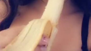 Snapchat Banana Tease