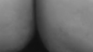 Some intense anal dildo riding.