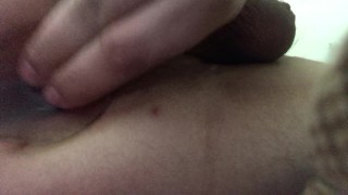 Getting myself warmed up! Love toying my man pussy!