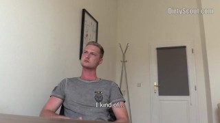  DIRTY SCOUT 130 - Blond Stud’s First Time Is Raw With A Facial In The End