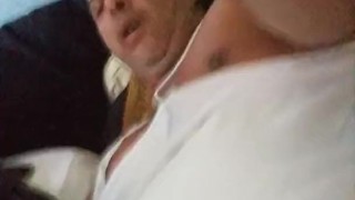 Hot Dilf Male Celebrity Cory Bernstein CAUGHT waking up Masturbating & CUM