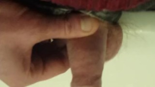 Jerking off my small cock on pills