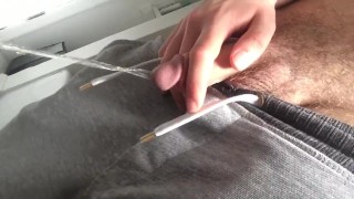 Jock Fantasizing Long Piss POV Got Hard & Wanked