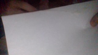 I Cum On A Piece Of Paper