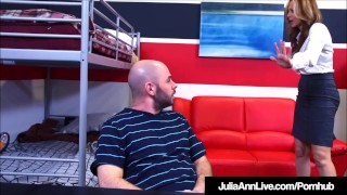 Busty Milf Julia Ann Bangs Her Student While Tutoring Him!