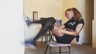 Burlesque strip tease - tank sex