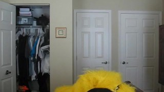 Zentai Man VS Chicken