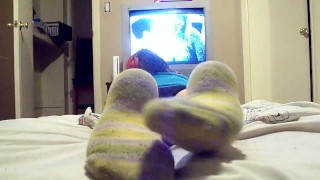 Goth girl dirty socks ignore